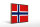 Holzschild Flagge Norwegens 40x30cm Retro Flag Norway