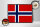 Holzschild Flagge Norwegens 40x30cm Retro Flag Norway