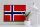 Holzschild Flagge Norwegens 40x30cm Retro Flag Norway