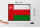 Holzschild Flagge Omans 40x30cm Retro Flag of Oman