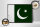 Holzschild Flagge Pakistans 40x30cm Retro Flag of Pakistan