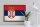 Holzschild Flagge Serbiens 40x30cm Retro Flag of Serbia