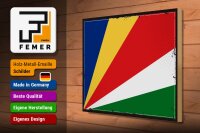 Holzschild Flagge Seychellen 40x30cm Retro Flag Seychelles