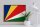 Holzschild Flagge Seychellen 40x30cm Retro Flag Seychelles