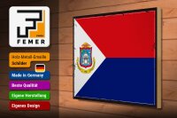 Holzschild Flagge Sint Maartens 40x30cm Retro Sint Maarten