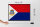 Holzschild Flagge Sint Maartens 40x30cm Retro Sint Maarten