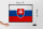 Holzschild Flagge Slowakei 40x30cm Retro Flag of Slovakia
