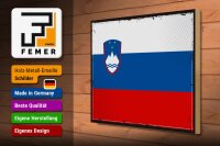 Holzschild Flagge Sloweniens 40x30cm Retro Flag Slovenia