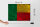 Holzschild Flagge Benins 40x30cm Flag of Benin Rost