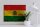 Holzschild Flagge Boliviens 40x30cm Flag of Bolivia Rost