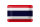 Blechschild Flagge Thailands 18x12cm Flag of Thailand Dekoration