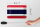 Blechschild Flagge Thailands 18x12cm Flag of Thailand Dekoration