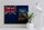 Holzschild Flagge Falklandinseln 40x30cm Flag Rost
