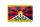 Blechschild Flagge Tibets 18x12cm Flag of Tibet Dekoration