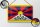 Blechschild Flagge Tibets 18x12cm Flag of Tibet Dekoration
