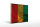 Holzschild Flagge Guinea 40x30cm Flag of Guinea Rost