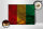Holzschild Flagge Guinea 40x30cm Flag of Guinea Rost