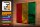 Holzschild Flagge Guinea 40x30cm Flag of Guinea Rost