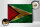 Holzschild Flagge Guyana 40x30cm Flag of Guyana Rost