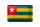 Blechschild Flagge Togos 18x12cm Flag of Togo Dekoration