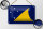 Blechschild Flagge Tokelaus 18x12cm Flag of Tokelau Dekoration
