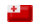 Blechschild Flagge Tongas 18x12cm Flag of Tonga Dekoration