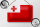Blechschild Flagge Tongas 18x12cm Flag of Tonga Dekoration