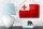 Blechschild Flagge Tongas 18x12cm Flag of Tonga Dekoration