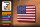 Blechschild Flagge Vereinigte Staaten 18x12cm United States Dekoration