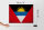 Holzschild Flagge Antigua und Barbuda 40x30cm Flag Vintage