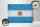 Holzschild Flagge Argentinien 40x30cm Argentina Vintage