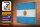 Holzschild Flagge Argentinien 40x30cm Argentina Vintage