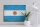 Holzschild Flagge Argentinien 40x30cm Argentina Vintage