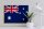 Holzschild Flagge Australien 40x30cm Australia Vintage