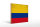 Holzschild Flagge Kolumbien 40x30cm Flag Colombia Vintage