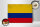 Holzschild Flagge Kolumbien 40x30cm Flag Colombia Vintage