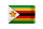 Blechschild Flagge Simbabwes 18x12cm Flag of Zimbabwe Dekoration
