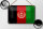 Blechschild Flagge Afghanistans 18x12cm Retro Afghanistan