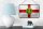 Blechschild Flagge Alderneys 18x12cm Retro Flag Alderney