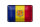 Blechschild Flagge Andorra 18x12cm Retro Flag of Andora