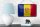Blechschild Flagge Andorra 18x12cm Retro Flag of Andora