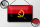 Blechschild Flagge Angolas 18x12cm Retro Flag of Angola