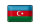 Blechschild Flagge Aserbaidschan 18x12cm Retro Azerbaijan