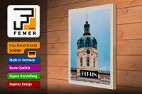 Holzschild Reise 30x40cm Berlin Deutschland Hauptstadt