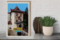 Holzschild Reise 30x40cm Bodensee Deutschland Merseburg