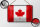 Blechschild Flagge Kanada 18x12cm Retro Flag of Canada