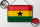 Blechschild Flagge Ghanas 18x12cm Retro Flag of Ghana Dekoration