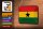 Blechschild Flagge Ghanas 18x12cm Retro Flag of Ghana Dekoration