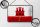 Blechschild Flagge Gibraltars 18x12cm Retro Flag Gibraltar Dekoration