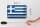 Blechschild Flagge Griechenlands 18x12cm Retro Flag Greece Dekoration